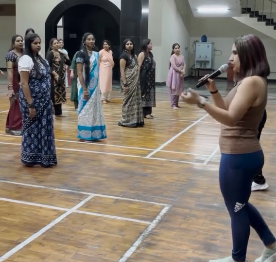 Tanvi Brings Fitness & Positivity to Women’s Day Celebration with Finance Ministry Women Employees